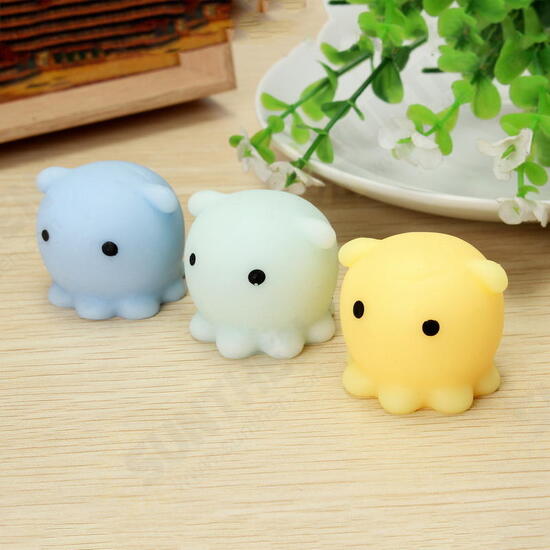 Octopus Squishy Squeeze Toy Cute Healing Toy Kawaii Collection Stress Reliever Gift Decor