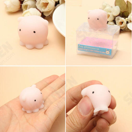 Octopus Squishy Squeeze Toy Cute Healing Toy Kawaii Collection Stress Reliever Gift Decor