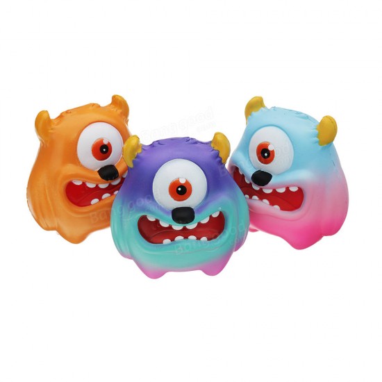 One-eyed Monster Squishy 11*10.5*8CM Slow Rising Cartoon Gift Collection Soft Toy
