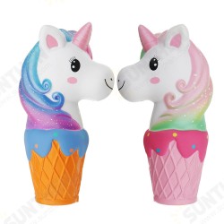 Squishy Jumbo 20cm Galaxy Rainbow Horse Animal Cup Slow Rising Scented Toy Gift With Pcaking Squishy Jumbo 20cm Galaxy Rainbow Horse Animal Cup Slow Rising Scented Toy Gift With Pcaking
