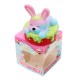 Squishy Rabbit Bunny Cake Cute Slow Rising Toy Soft Gift Collection With Box Packing