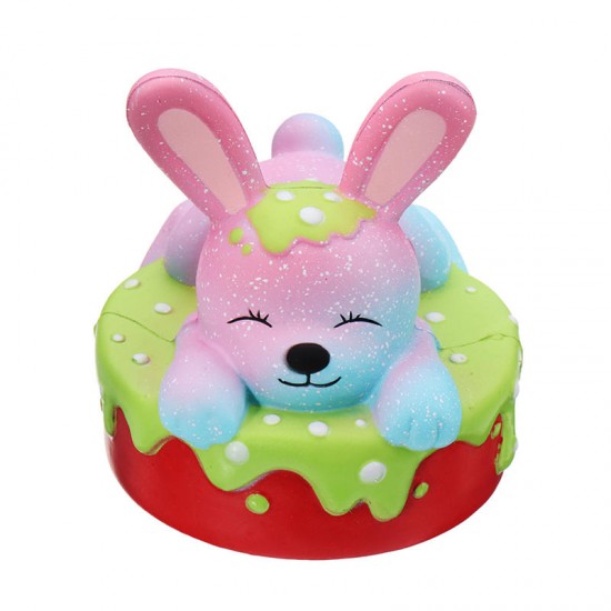 Squishy Rabbit Bunny Cake Cute Slow Rising Toy Soft Gift Collection With Box Packing