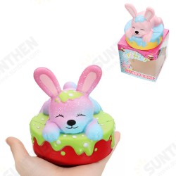 Squishy Rabbit Bunny Cake Cute Slow Rising Toy Soft Gift Collection With Box Packing Squishy Rabbit Bunny Cake Cute Slow Rising Toy Soft Gift Collection With Box Packing