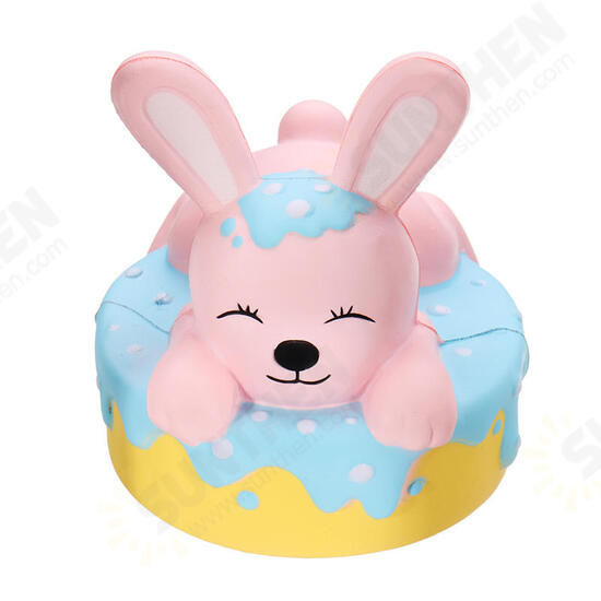 Squishy Rabbit Bunny Cake Cute Slow Rising Toy Soft Gift Collection With Box Packing