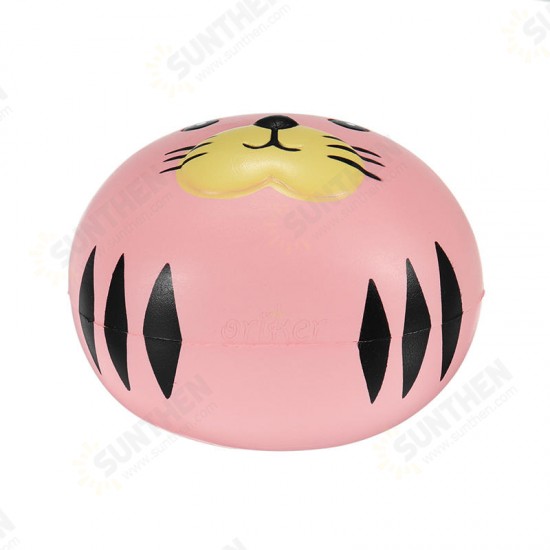 Squishy Tiger Face Ball Bun 10cm Soft Sweet Slow Rising Original Packaging Collection Gift