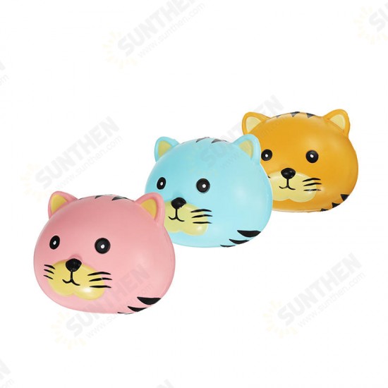 Squishy Tiger Face Ball Bun 10cm Soft Sweet Slow Rising Original Packaging Collection Gift