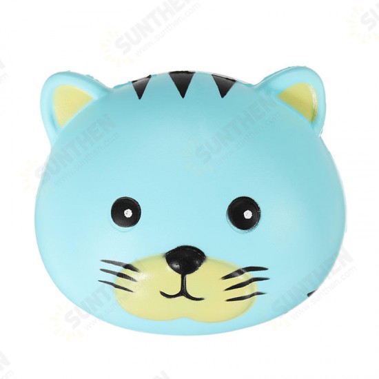 Squishy Tiger Face Ball Bun 10cm Soft Sweet Slow Rising Original Packaging Collection Gift