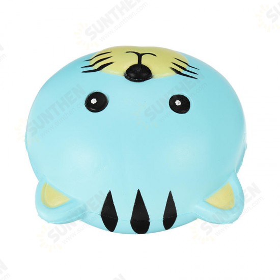 Squishy Tiger Face Ball Bun 10cm Soft Sweet Slow Rising Original Packaging Collection Gift