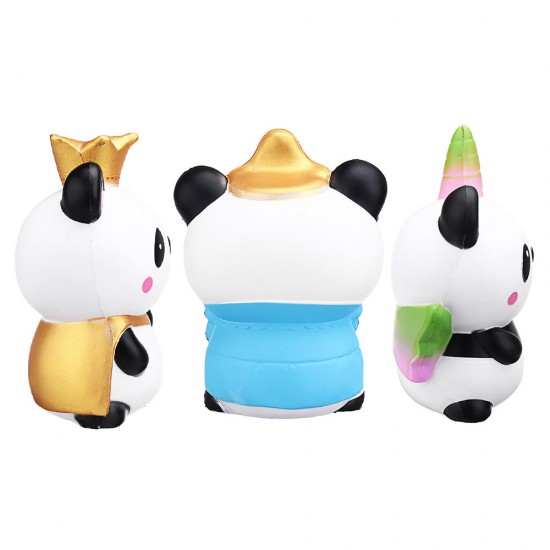 Panda Squishy Kawaii Animal Family Slow Rising Rebound Jumbo 24cm Toys Gift Decor