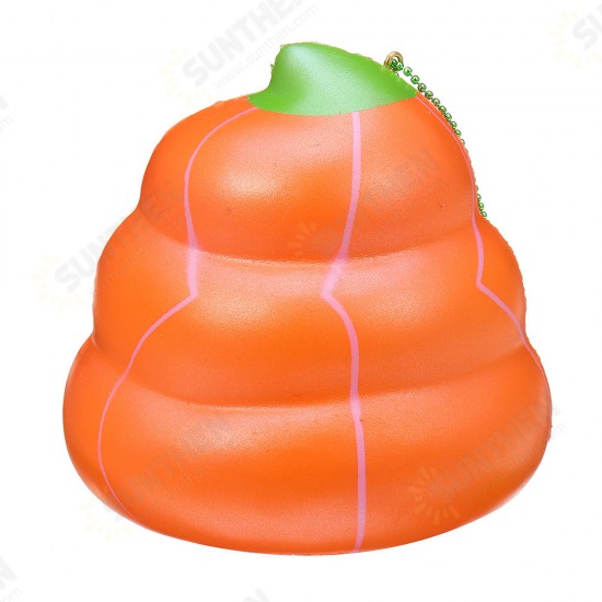 14cm Squishy Pumpkin Poop Super Slow Rising Toy Tag Gift