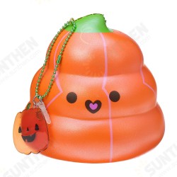 14cm Squishy Pumpkin Poop Super Slow Rising Toy Tag Gift 14cm Squishy Pumpkin Poop Super Slow Rising Toy Tag Gift