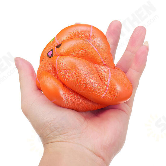 14cm Squishy Pumpkin Poop Super Slow Rising Toy Tag Gift