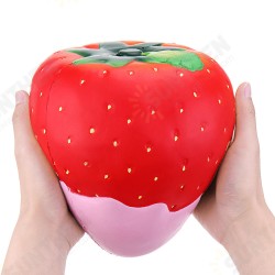 Super Humongous Classic Strawberry Dipped In Squishy Licensed Slow Rising Toy 35cm Super Humongous Classic Strawberry Dipped In Squishy Licensed Slow Rising Toy 35cm