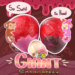 Super Humongous Classic Strawberry Dipped In Squishy Licensed Slow Rising Toy 35cm Super Humongous Classic Strawberry Dipped In Squishy Licensed Slow Rising Toy 35cm