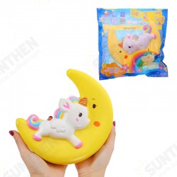 Squishy Unicorn Moon 22cm Slow Rising With Packaging Collection Gift Decor Toy Squishy Unicorn Moon 22cm Slow Rising With Packaging Collection Gift Decor Toy