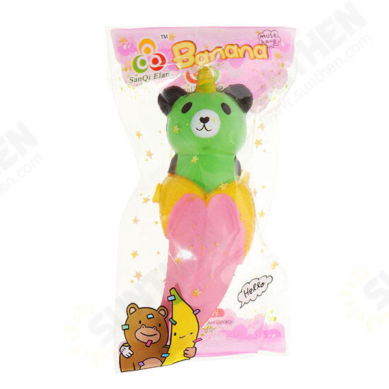 Banana Bear Squishy 18*6cm Slow Rising With Packaging Collection Gift Soft Toy