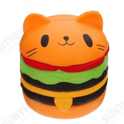 Huge Cat Burger Squishy 8.66inch Humongous Jumbo 22CM Soft Slow Rising With Packaging Gift Giant Toy Huge Cat Burger Squishy 8.66inch Humongous Jumbo 22CM Soft Slow Rising With Packaging Gift Giant Toy