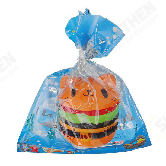 Huge Cat Burger Squishy 8.66inch Humongous Jumbo 22CM Soft Slow Rising With Packaging Gift Giant Toy