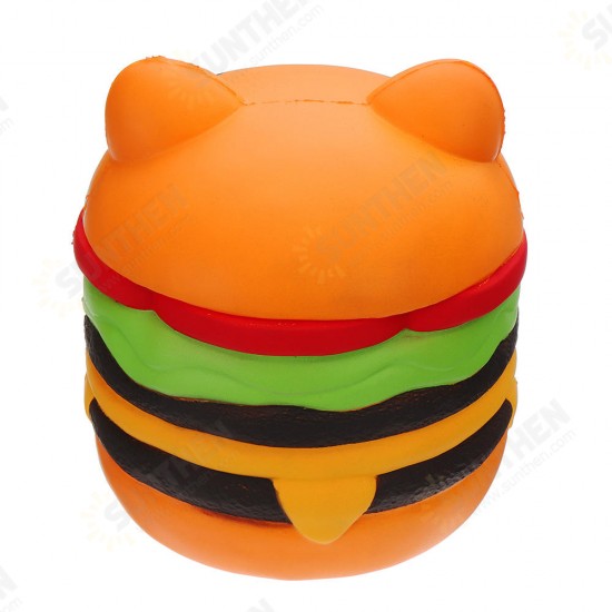 Huge Cat Burger Squishy 8.66inch Humongous Jumbo 22CM Soft Slow Rising With Packaging Gift Giant Toy