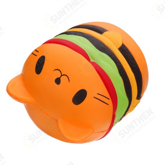 Huge Cat Burger Squishy 8.66inch Humongous Jumbo 22CM Soft Slow Rising With Packaging Gift Giant Toy