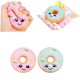 10cm Squishy kawaii Smiling Face Donuts Charm Bread Kids Toys With Package