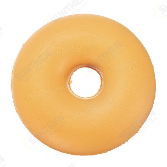 10cm Squishy kawaii Smiling Face Donuts Charm Bread Kids Toys With Package