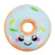 10cm Squishy kawaii Smiling Face Donuts Charm Bread Kids Toys With Package