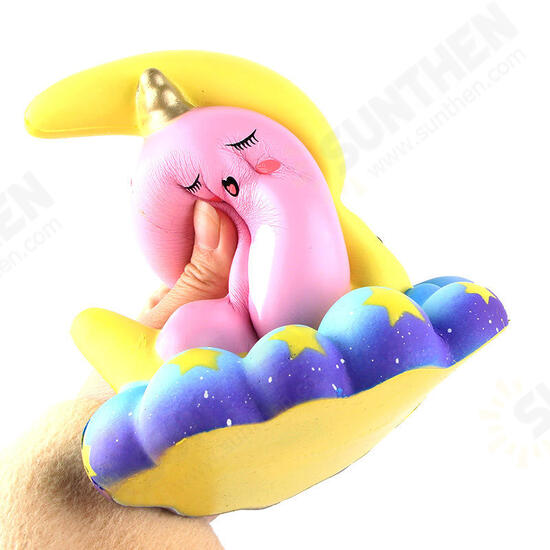 16CM Animal Squishy Unicorn Moon NarWhale Slow Rebound With Packaging Gift Collection