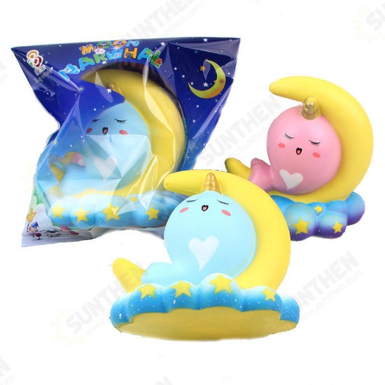 16CM Animal Squishy Unicorn Moon NarWhale Slow Rebound With Packaging Gift Collection