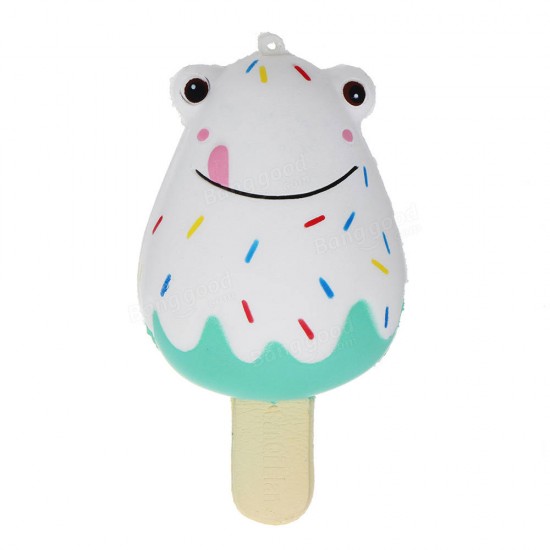 Frog Popsicle Ice-lolly Squishy 12*6CM Licensed Slow Rising Soft Toy With Packaging