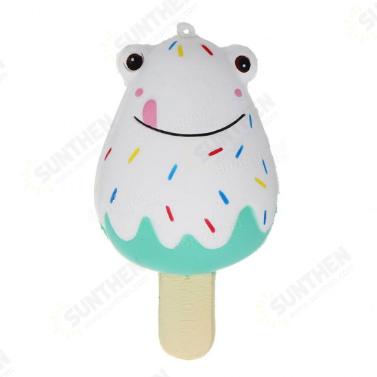 Frog Popsicle Ice-lolly Squishy 12*6CM Licensed Slow Rising Soft Toy With Packaging