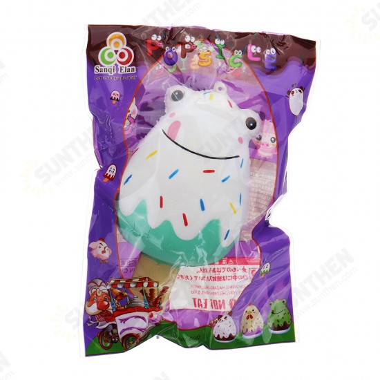 Frog Popsicle Ice-lolly Squishy 12*6CM Licensed Slow Rising Soft Toy With Packaging