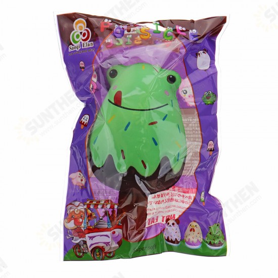 Frog Popsicle Ice-lolly Squishy 12*6CM Licensed Slow Rising Soft Toy With Packaging