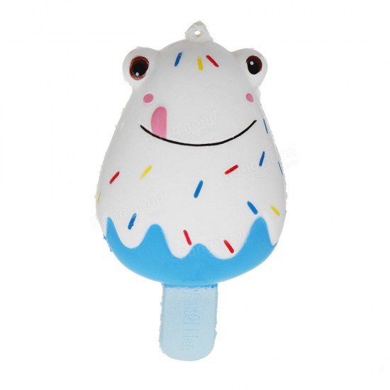 Frog Popsicle Ice-lolly Squishy 12*6CM Licensed Slow Rising Soft Toy With Packaging