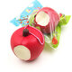 Simulation Cute Apple Soft Squishy Super Slow Rising Original Packaging Ball Chain Kid Toy