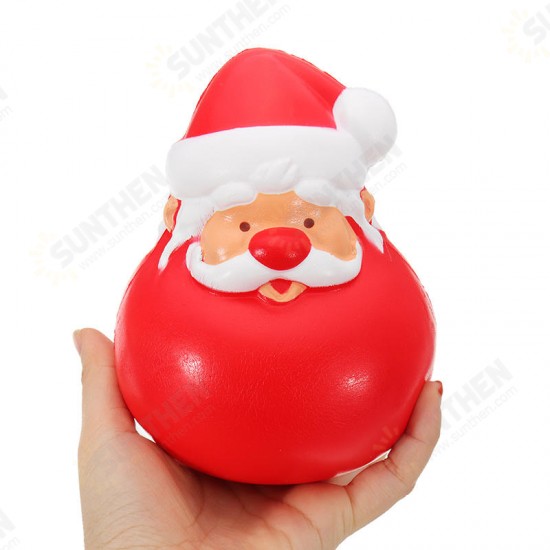 Simela Squishy Father Christmas Tumbler 13cm Slow Rising Collection Gift Decor Soft Squeeze Toy