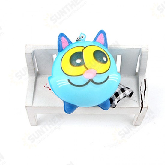 Squishy Bun Cute Animal Bread Cake Slow Rising Bag Phone Hanging Ornament Keyring 7cm Gift Collection