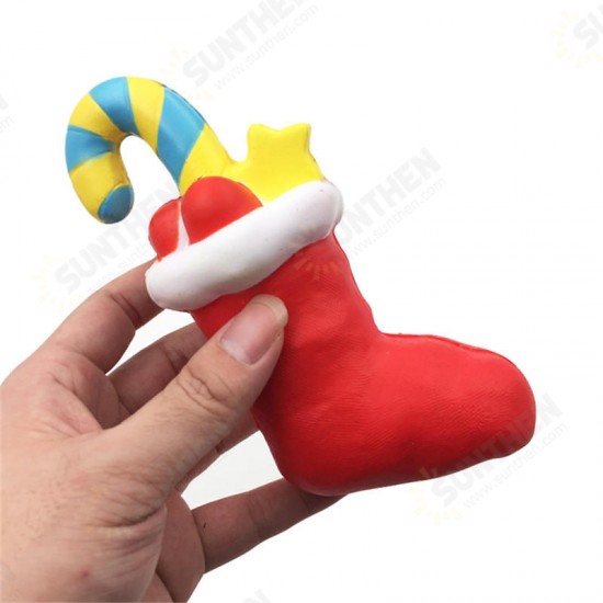 Squishy Christmas Sock Slow Rising Soft Toy Kids Gift Decor