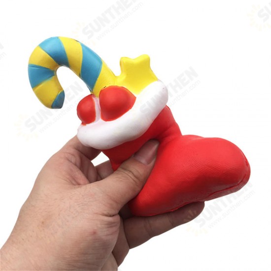 Squishy Christmas Sock Slow Rising Soft Toy Kids Gift Decor