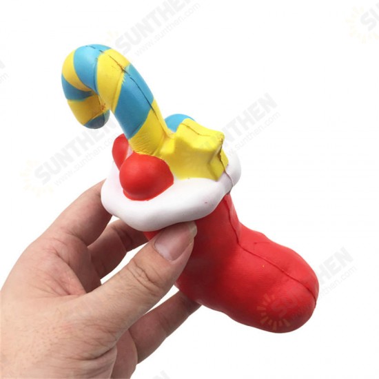 Squishy Christmas Sock Slow Rising Soft Toy Kids Gift Decor