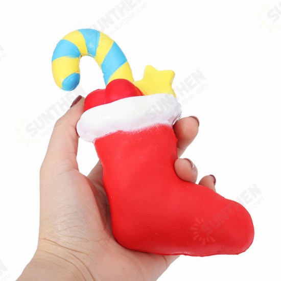 Squishy Christmas Sock Slow Rising Soft Toy Kids Gift Decor