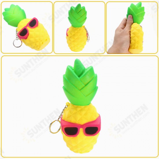 Squishy Cool Pineapple 16cm Slow Rising Soft Squeeze Collection Gift Decor Toy