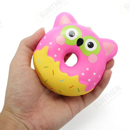 Squishy Factory Owl Donut 10cm Soft Slow Rising With Packaging Collection Gift Decor Toy