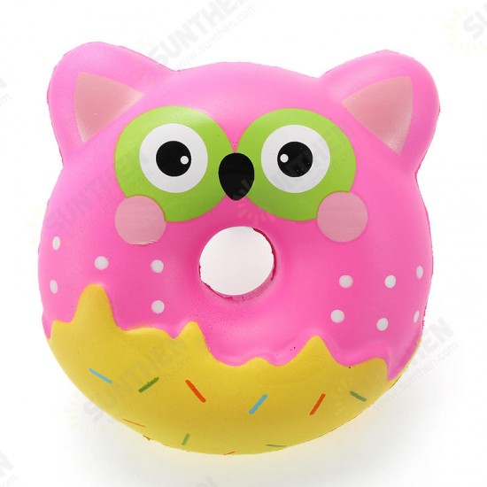 Squishy Factory Owl Donut 10cm Soft Slow Rising With Packaging Collection Gift Decor Toy