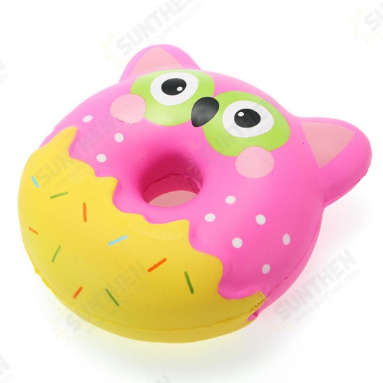 Squishy Factory Owl Donut 10cm Soft Slow Rising With Packaging Collection Gift Decor Toy