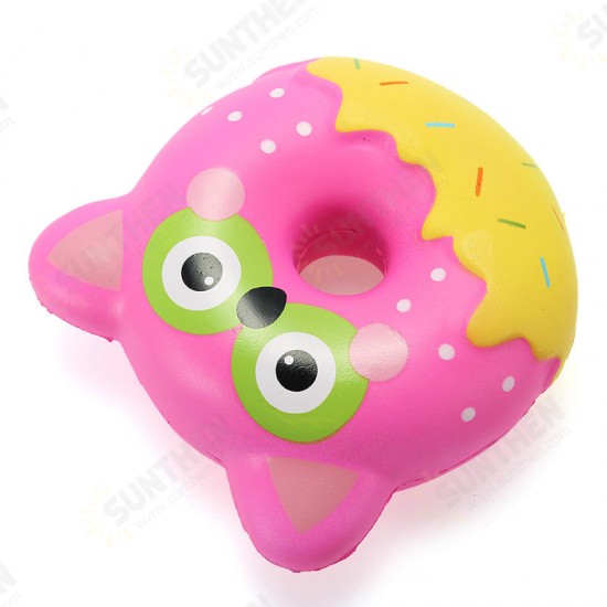 Squishy Factory Owl Donut 10cm Soft Slow Rising With Packaging Collection Gift Decor Toy