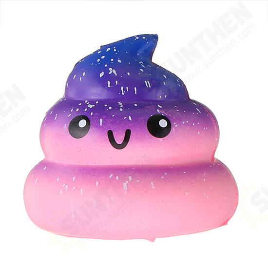 Squishy Galaxy Poo Squishy Hand Pillow 6.5CM Slow Rising With Packaging Collection Gift Decor Toy