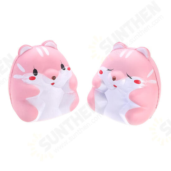 Squishy Hamster 8cm Slow Rising Cute Animals Collection Gift Decor Toy