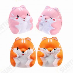 Squishy Hamster 8cm Slow Rising Cute Animals Collection Gift Decor Toy