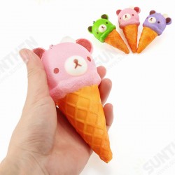 Squishy Ice Cream Bear Soft Slow Rising Collection Gift Decor Squish Squeeze Toy Squishy Ice Cream Bear Soft Slow Rising Collection Gift Decor Squish Squeeze Toy